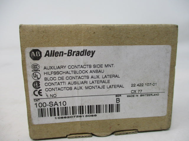 Allen Bradley via TCS 100SA10 Ser. B NSFP (BR/WH) 100 SA10