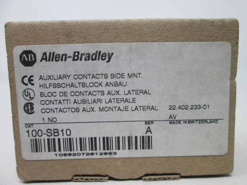 Allen Bradley via TCS 100SB10 Ser. A NSFP (BR/WH) 100 SB10