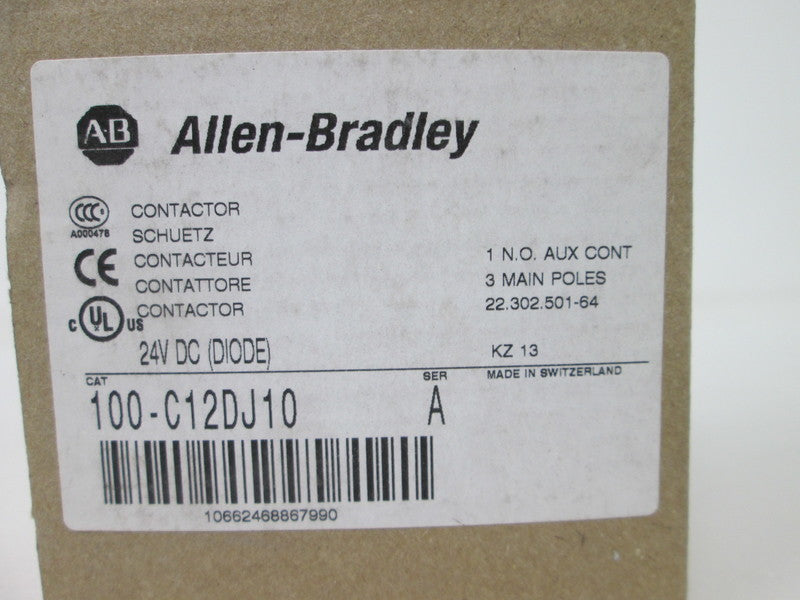 Allen Bradley via TCS 100C12DJ10 Ser. A NSFP (BR/WH) 100 C12DJ10