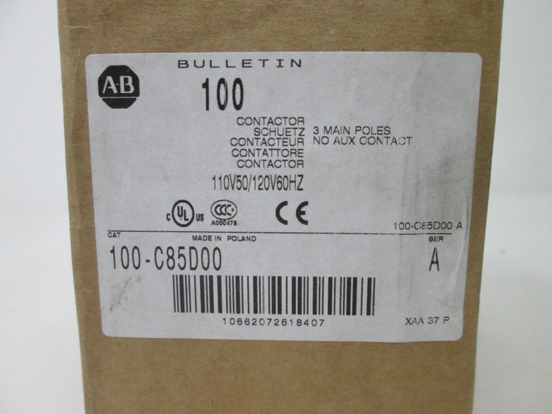 Allen Bradley via TCS 100C85D00 Ser. A NSFP (BR/WH) 100 C85D00