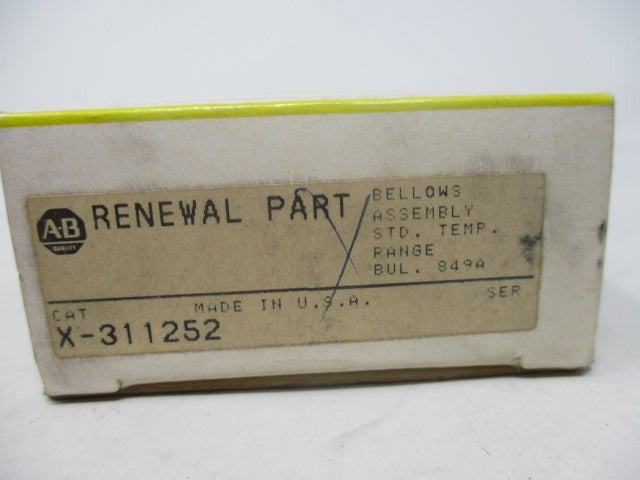 Allen Bradley via TCS X311252 NSFP (BK/YL) X 311252