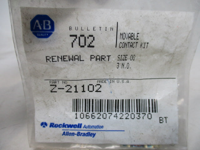 Allen Bradley via TCS Z21102 NSFP Z 21102