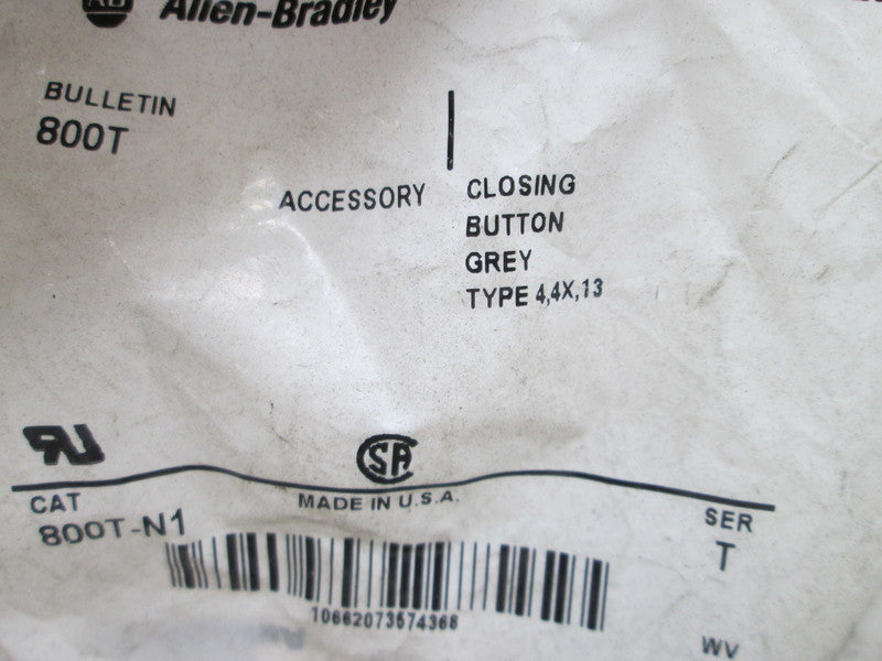 Allen Bradley via TCS 800TN1 Ser. T NSFP 800T N1