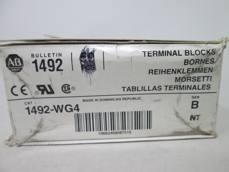 Allen Bradley via TCS 1492WG4 Ser. B NSFP (WH) 1492 WG4