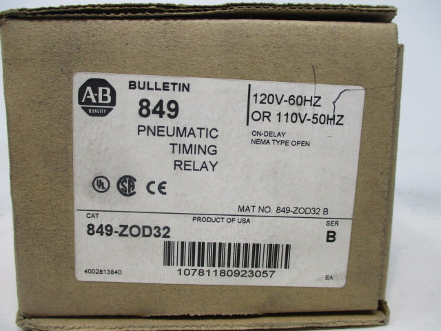 Allen Bradley via TCS 849ZOD32 Ser. B NSFP (BR/WH) 849 ZOD32