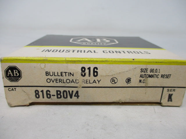 Allen Bradley via TCS 816BOV4 Ser. K NSFP (BK/YL) 816 BOV4
