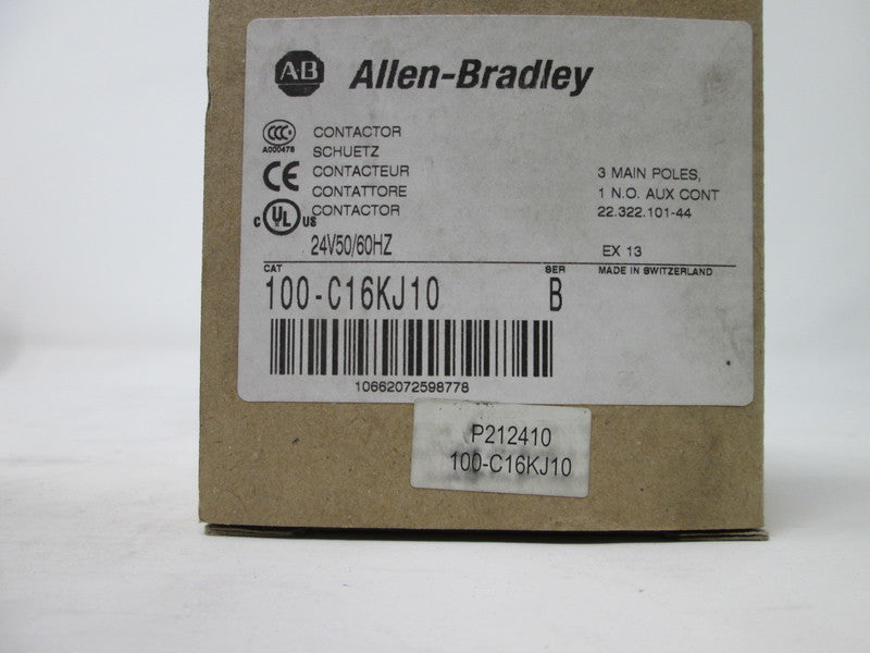Allen Bradley via TCS 100C16KJ10 Ser. B NSFP (BR/WH) 100 C16KJ10