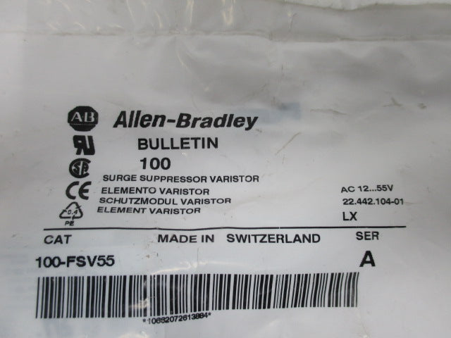 Allen Bradley via TCS 100FSV55 Ser. A NSFP 100 FSV55