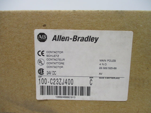 Allen Bradley via TCS 100C23ZJ400 Ser. C NSFP (BR/WH) 100 C23ZJ400