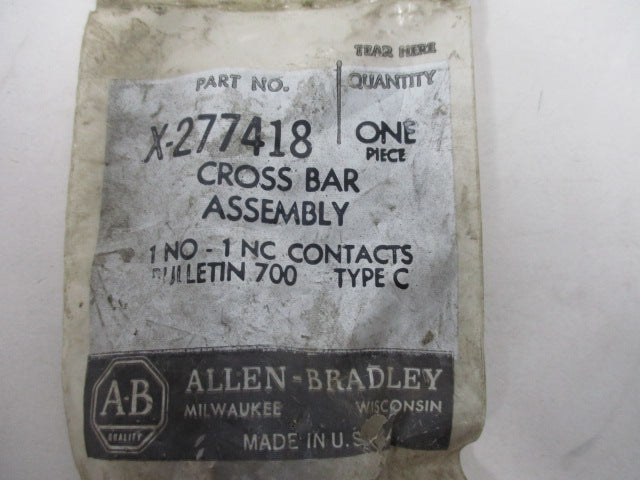 Allen Bradley via TCS X277418 NSFP X 277418