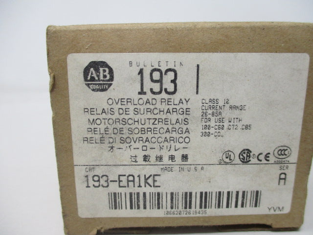 Allen Bradley via TCS 193EA1KE Ser. A NSFP (BR/WH) 193 EA1KE