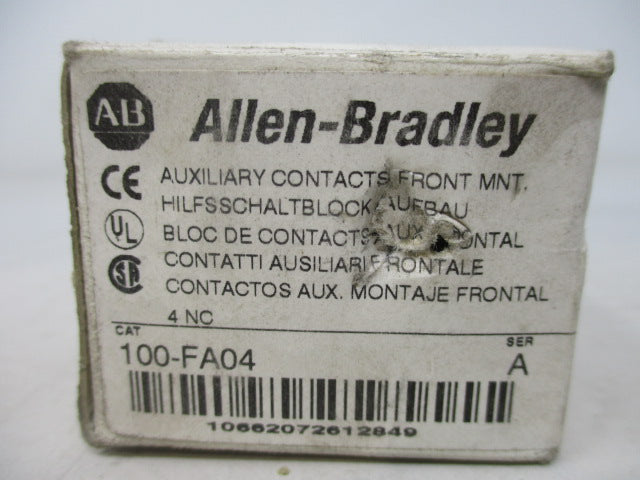 Allen Bradley via TCS 100FA04 Ser. A NSFP (WH) 100 FA04