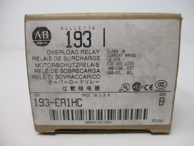 Allen Bradley via TCS 193EA1HC Ser. B NSFP (BR/WH) 193 EA1HC