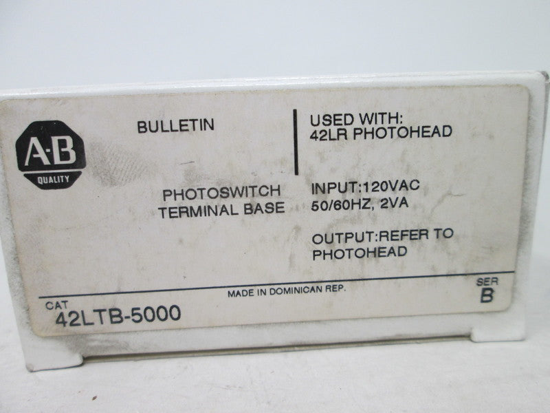 Allen Bradley via TCS 42LTB5000 Ser. B NSFP (WH) 42LTB 5000