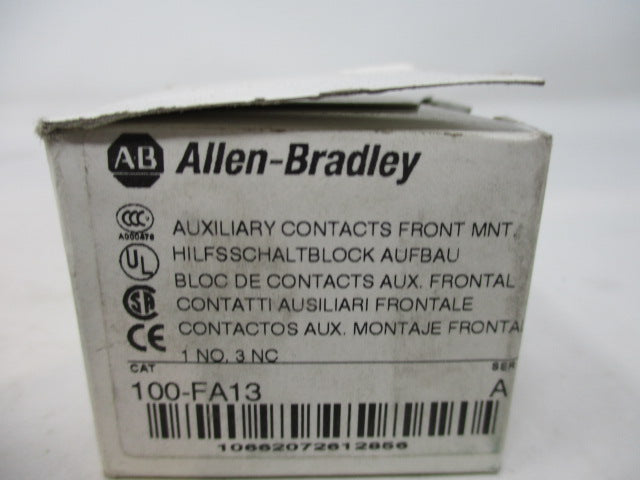 Allen Bradley via TCS 100FA13 Ser. A NSFP (WH) 100 FA13