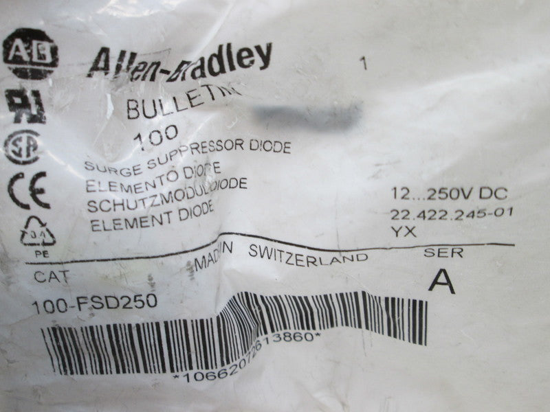 Allen Bradley via TCS 100FSD250 Ser. A NSFP 100 FSD250