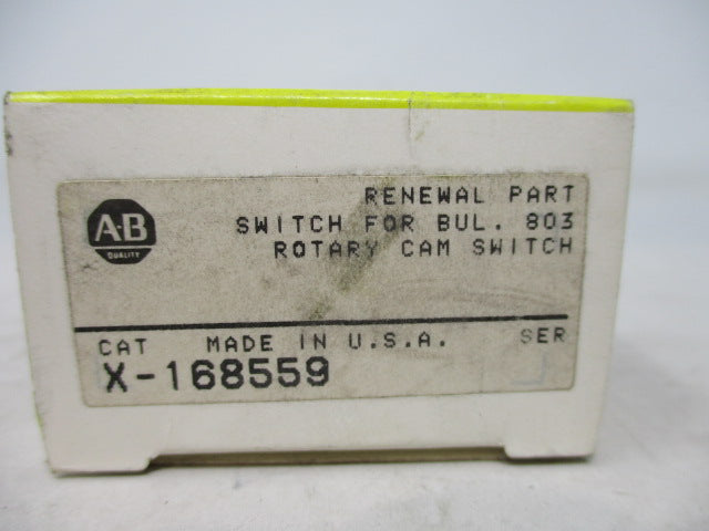 Allen Bradley via TCS X168559 NSFP (BK/YL) X 168559