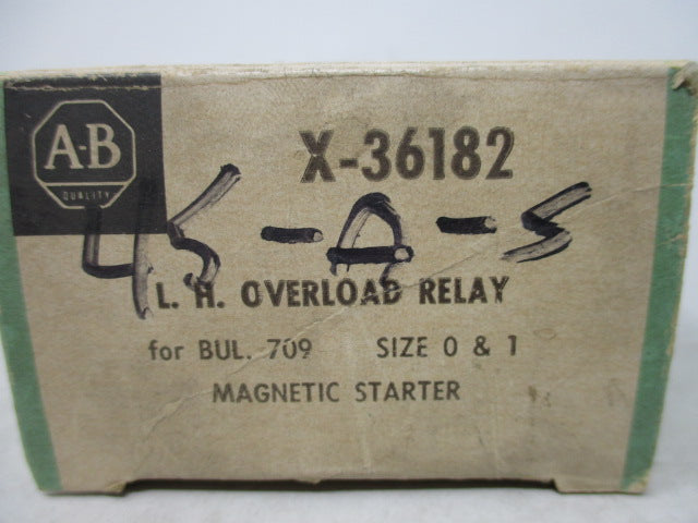 Allen Bradley via TCS X36182 NSFP (BK/GR) X 36182