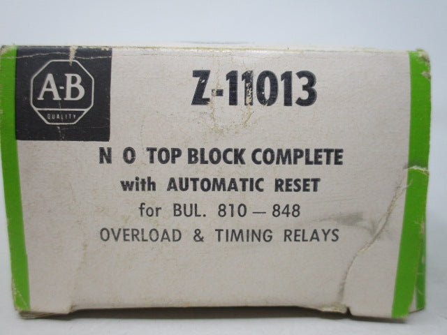 Allen Bradley via TCS Z11013 NSFP (BK/GR) Z 11013