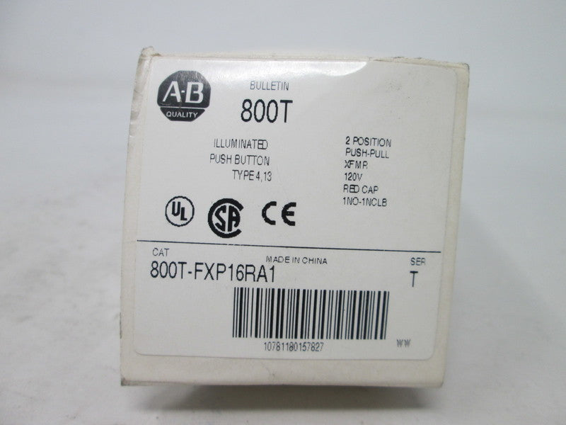Allen Bradley via TCS 800TFXP16RA1 Ser. T NSFP (WH) 800T FXP16RA1