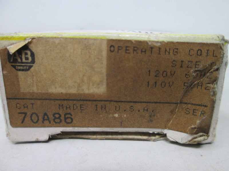 Allen Bradley via TCS 70A86 NSFP (BK/YL) 70 A86