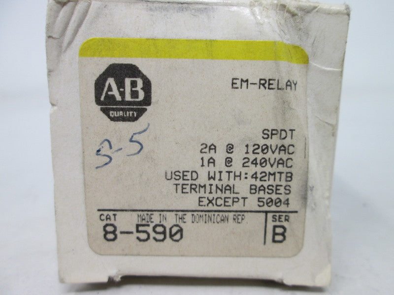 Allen Bradley via TCS 8590 Ser. B NSFP (BK/YL) 8 590