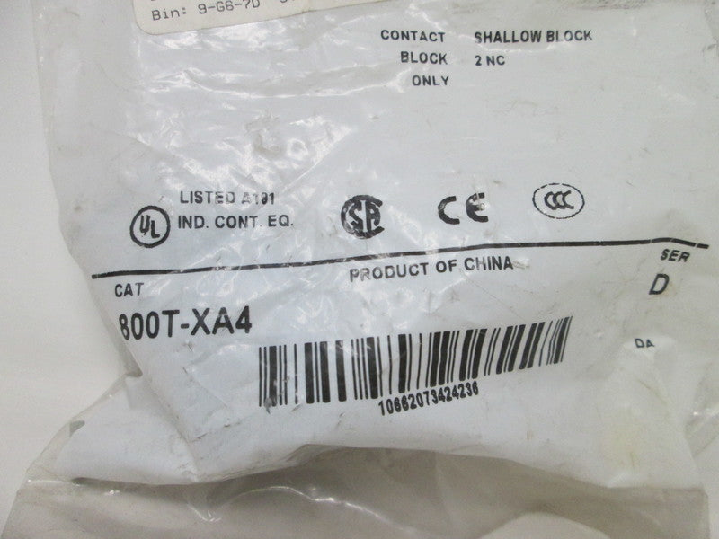 Allen Bradley via TCS 800TXA4 Ser. D NSFP 800T XA4