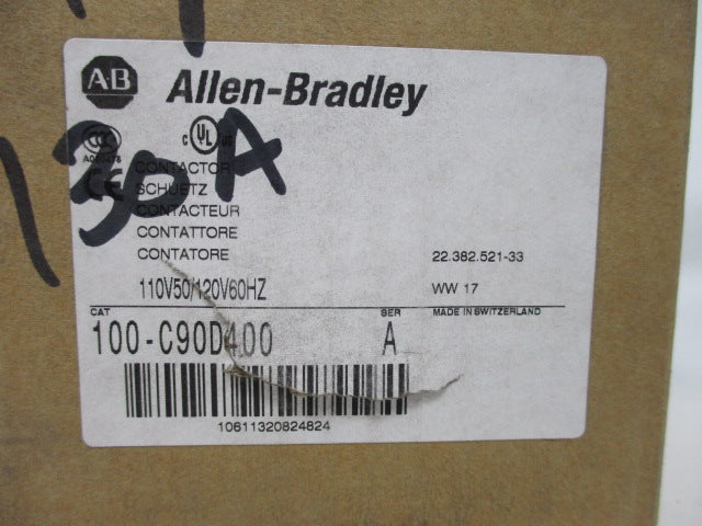 Allen Bradley via TCS 100C90D400 Ser. A NSFP (BR/WH) 100 C90D400