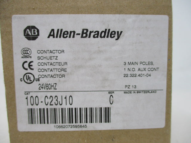 Allen Bradley via TCS 100C23J10 Ser. C NSFP (BR/WH) 100 C23J10