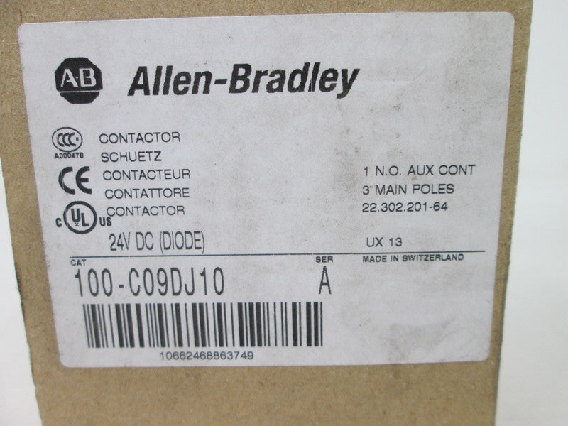 Allen Bradley via TCS 100C09DJ10 Ser. A NSFP (BR/WH) 100 C09DJ10