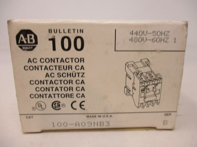Allen Bradley via TCS 100A09NB3 Ser. B NSFP (WH) 100 A09NB3