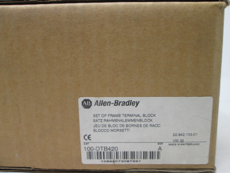 Allen Bradley via TCS 100DTB420 Ser. A NSFP (BR/WH) 100 DTB420