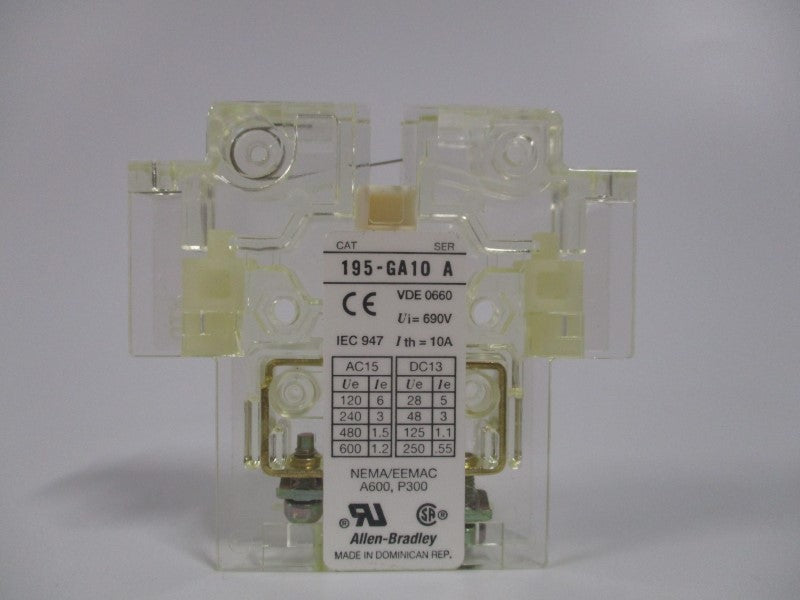 Allen Bradley via TCS 195GA10 Ser. A NSNP 195 GA10