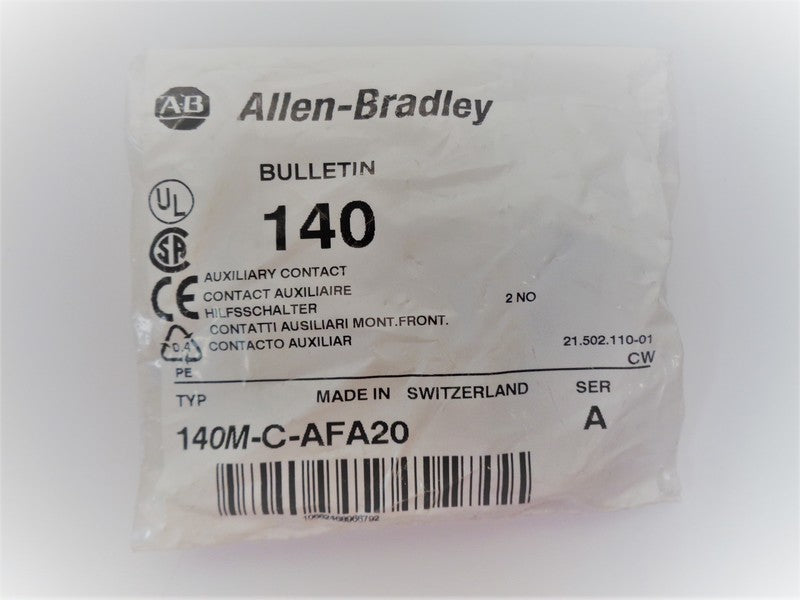 Allen Bradley via TCS 140MCAFA20 Ser. A NSFP 140M C AFA20