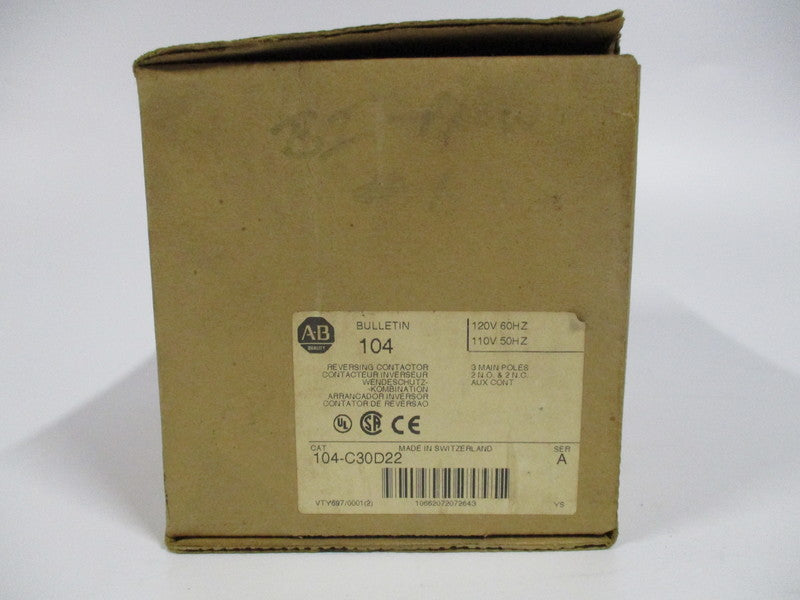 Allen Bradley via TCS 104C30D22 Ser. A NSFP (BR/WH) 104 C30D22
