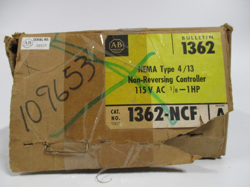 Allen Bradley via TCS 1362NCF Ser. A NSFP (BR/YL) 1362 NCF