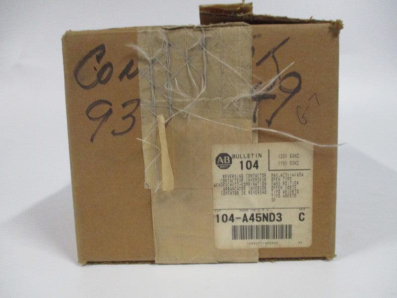 Allen Bradley via TCS 104A45ND3 Ser. C NSFP (BR/WH) 104 A45ND3