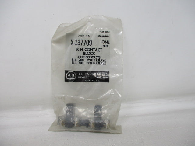 Allen Bradley via TCS X137709 NSNP X 137709