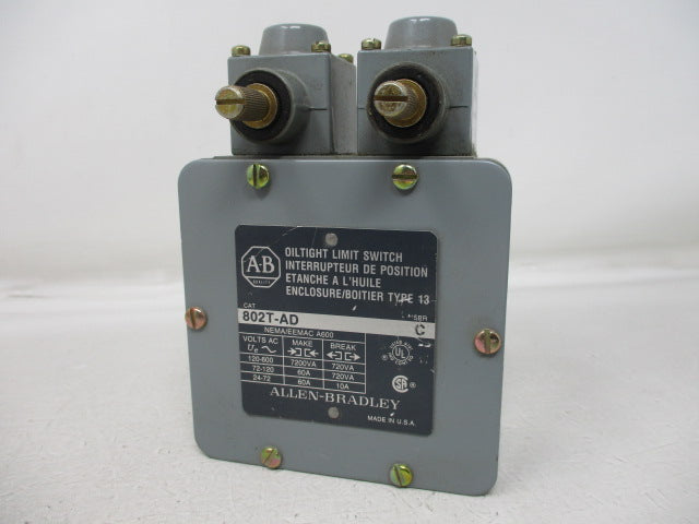 Allen Bradley via TCS 802TAD Ser. C NSNP 802T AD