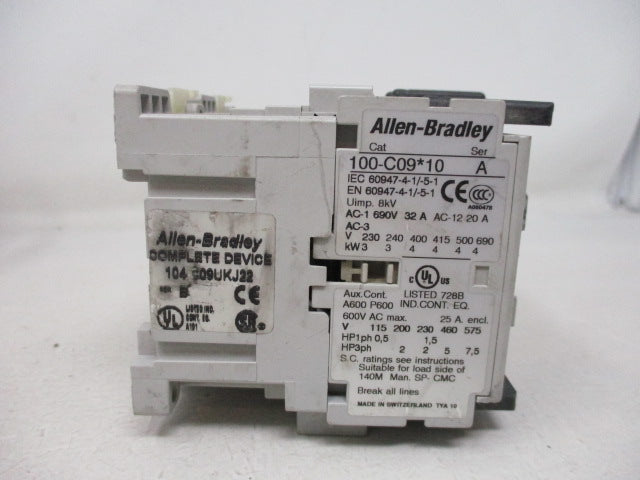 Allen Bradley via TCS 104C09UKJ22 Ser. B NSNP 104 C09UKJ22