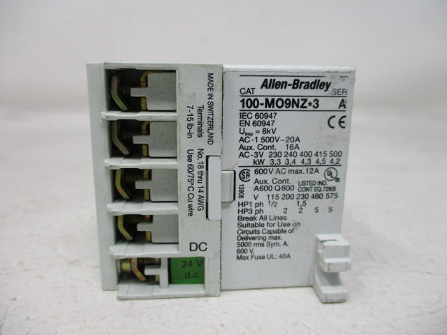 Allen Bradley via TCS 100M09NZD243 Ser. A NSNP 100 M09NZD243