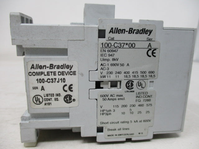 Allen Bradley via TCS 100C37J10 Ser. A NSNP 100 C37J10