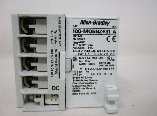 Allen Bradley 100M05NZ2431 Ser. A NSNP 100 M05NZ2431
