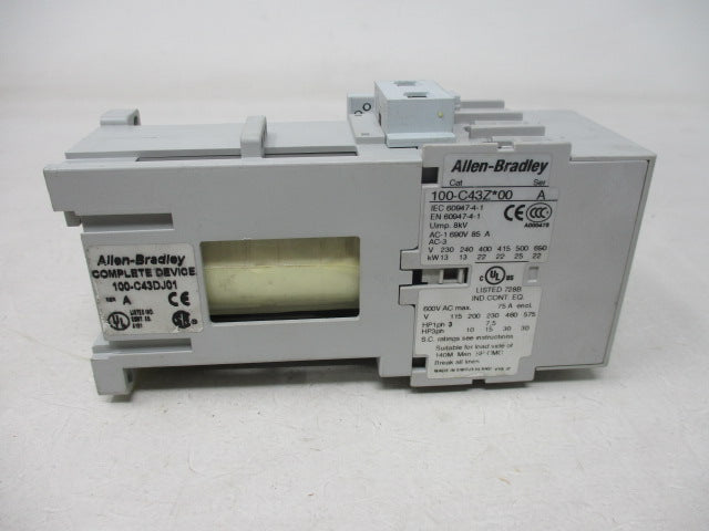 Allen Bradley via TCS 100C43DJ01 Ser. A NSNP 100 C43ZJ00