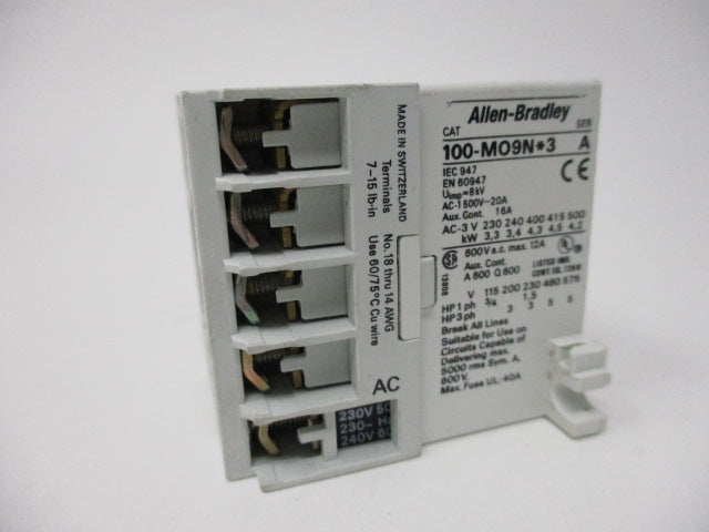 Allen Bradley via TCS 100M09NA3 Ser. A NSNP 100 M09NA3