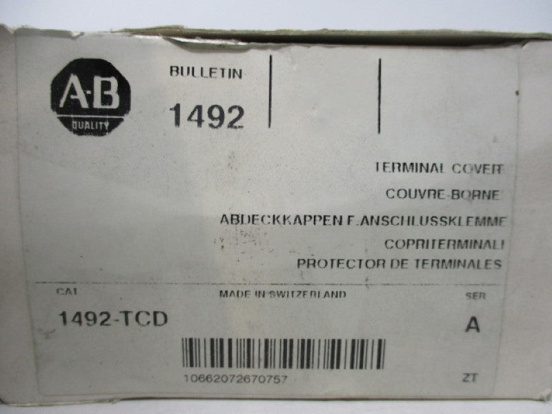Allen Bradley via TCS 1492TCD Ser. A NSFP (WH)