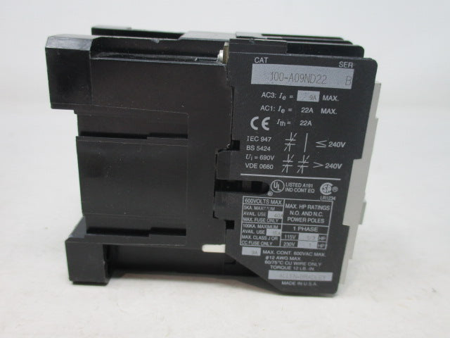 Allen Bradley via TCS 100A09ND22 Ser. B NSNP 100 A09ND22