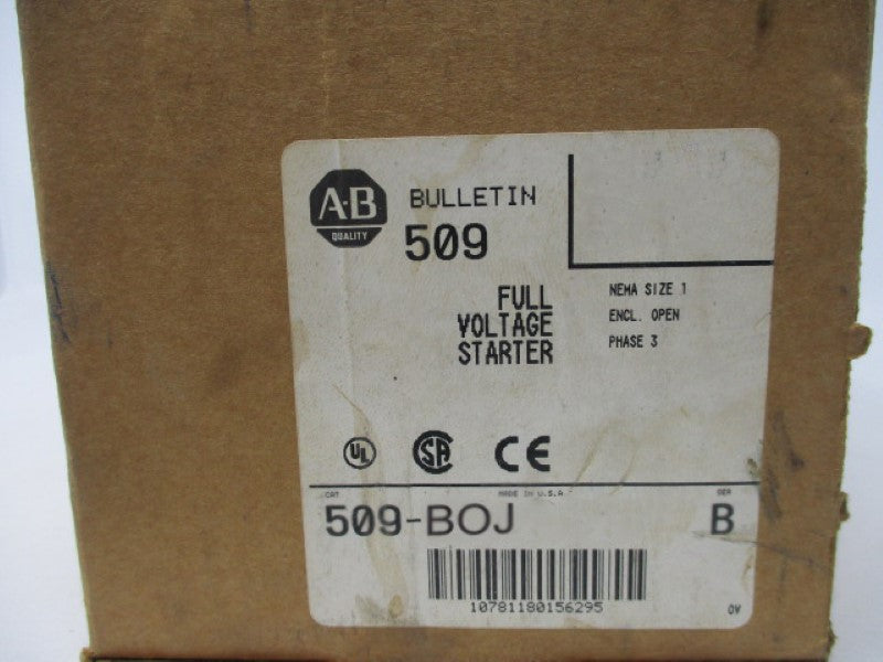 Allen Bradley via TCS 509BOJ Ser. B NSFP (BR/WH) 509 BOJ