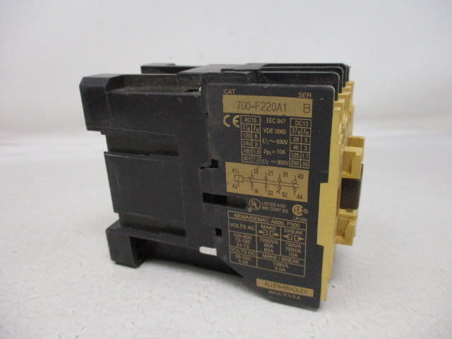 Allen Bradley via TCS 700F220A1 Ser. B NSNP 700 F220A1