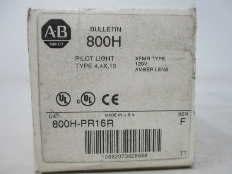 Allen Bradley via TCS 800HPR16R Ser. F NSFP (WH) 800H PR16R